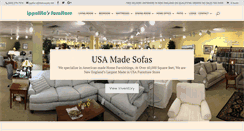 Desktop Screenshot of ippolitosfurniture.com